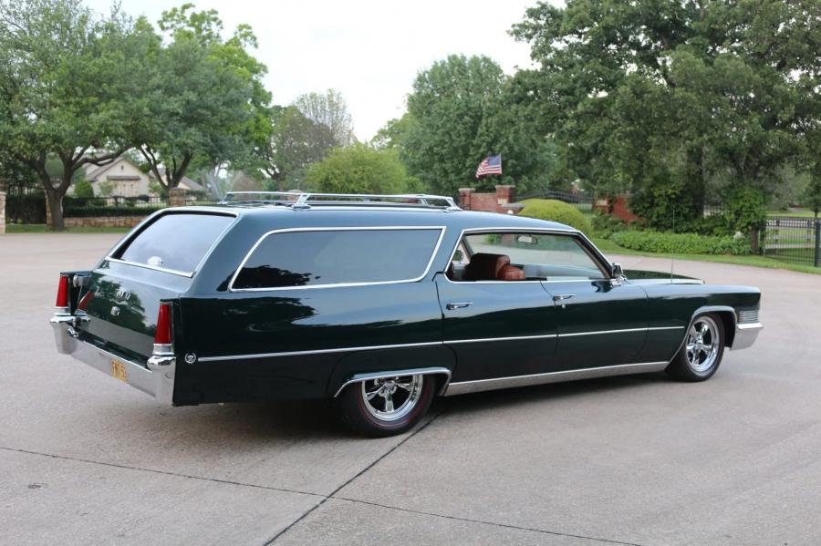  Cadillac DeVille 9-passenger Station Wagon by WISCO (B9114767) 1969 года  (фото 24 из 147)
